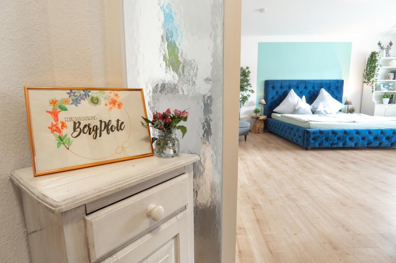 Ferienwohnung Bergpfote - Hund Herzlich Willkommen 샤이데크 외부 사진